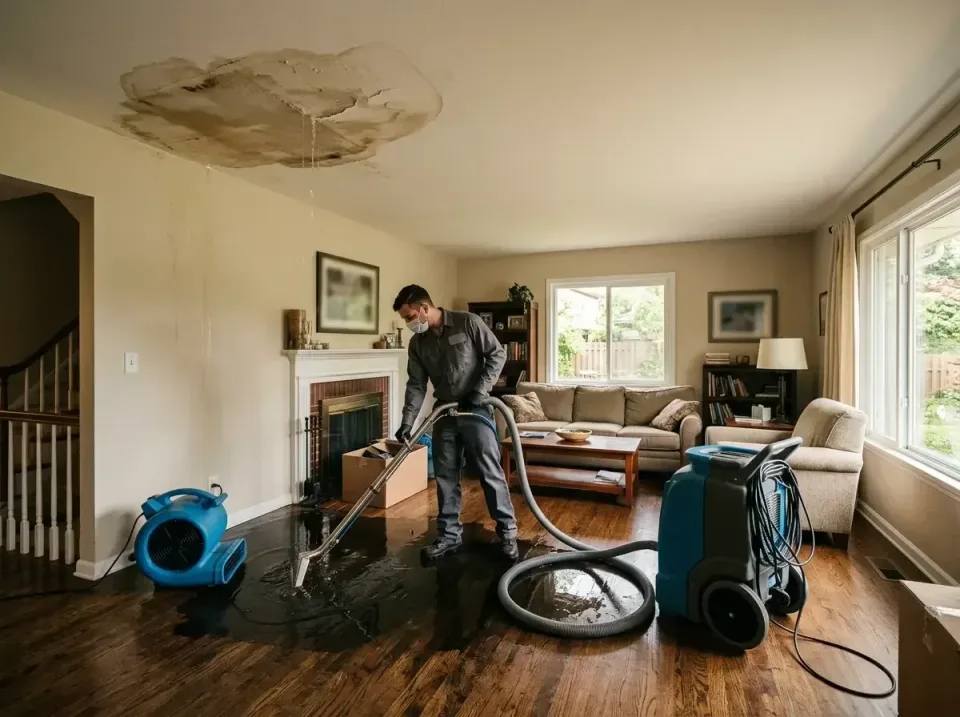 attic-pipe-burst-ceiling-drip-008 — frequently asked questions, Water Damage Restoration & Carpet Care in Searingtown, NY